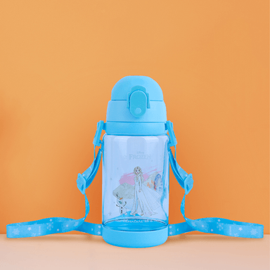 Tomatodo de plástico disney frozen collection 2.0 con correa para el hombro 520 ml azul -  Frozen
