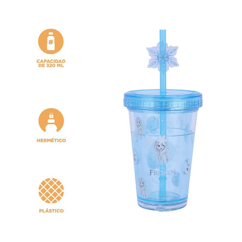 Vaso-de-pl-stico-disney-frozen-collection-2-0-de-doble-pared-320-ml-azul-Disney-3-15590