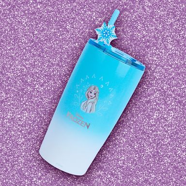 Vaso de acero disney frozen collection 2.0 inoxidable con sorbete 530 ml azul -  Frozen