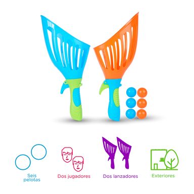 Set de juego de raqueta curva -  Miniso