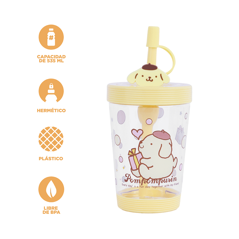 Vaso-de-pl-stico-port-til-con-sorbete-sanrio-535-ml-amarillo-40x31cm-Sanrio-4-15699