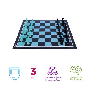 Juego de mesa 3 en 1 -  Miniso