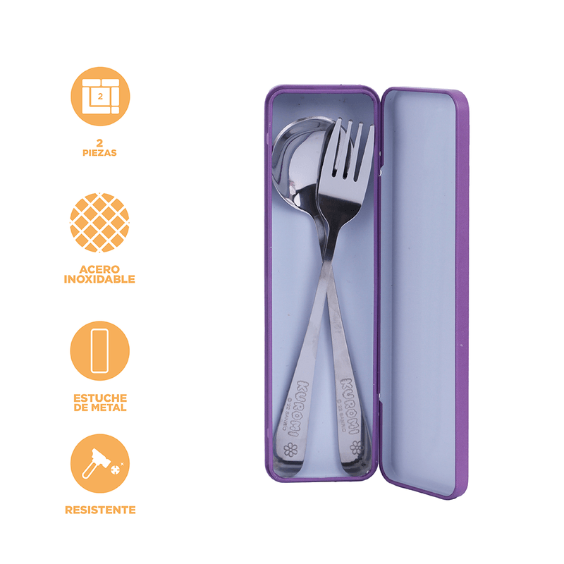 Set-de-cubiertos-con-estuche-sanrio-adventure-series-cuchara-tenedor-kuromi-Sanrio-4-16005