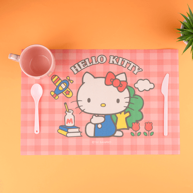 Mantel individual sanrio aventuras hello kitty rojo 2 pzas -  Sanrio