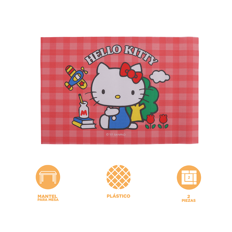 Mantel-individual-sanrio-aventuras-hello-kitty-rojo-2-pzas-Sanrio-4-16014