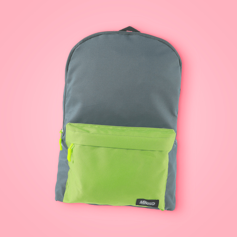 Mochila-escolar-miniso-dos-tonos-gris-y-verde-Miniso-3-16198