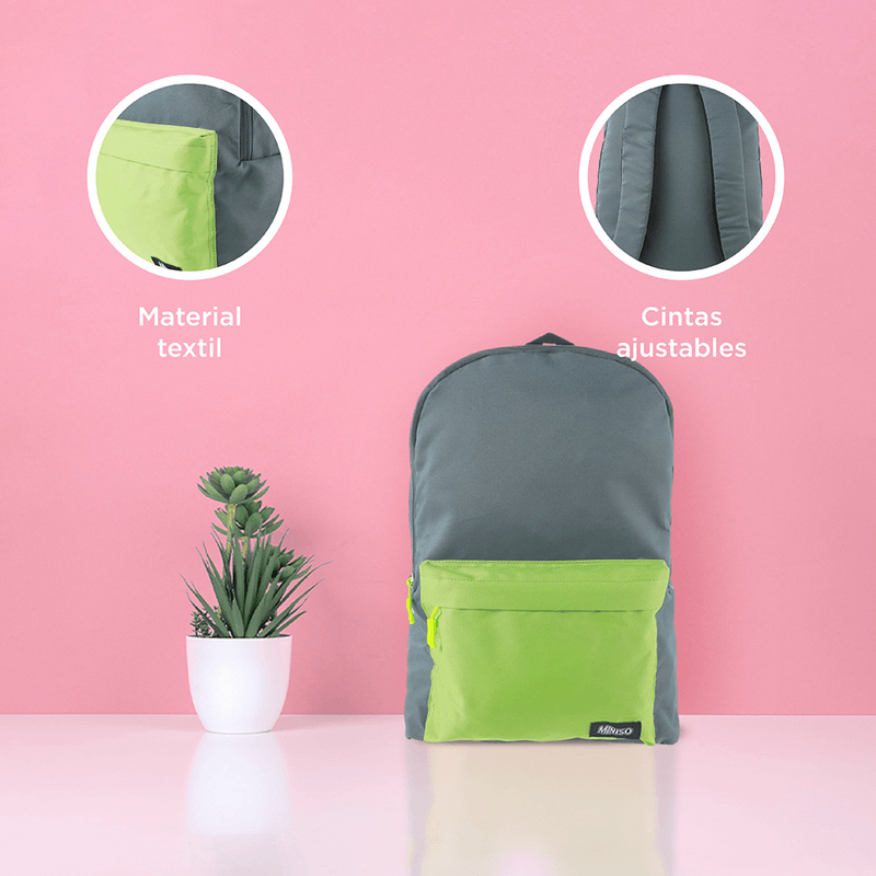 Mochila-escolar-miniso-dos-tonos-gris-y-verde-Miniso-6-16198