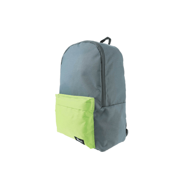 Mochila escolar miniso dos tonos gris y verde -  Miniso