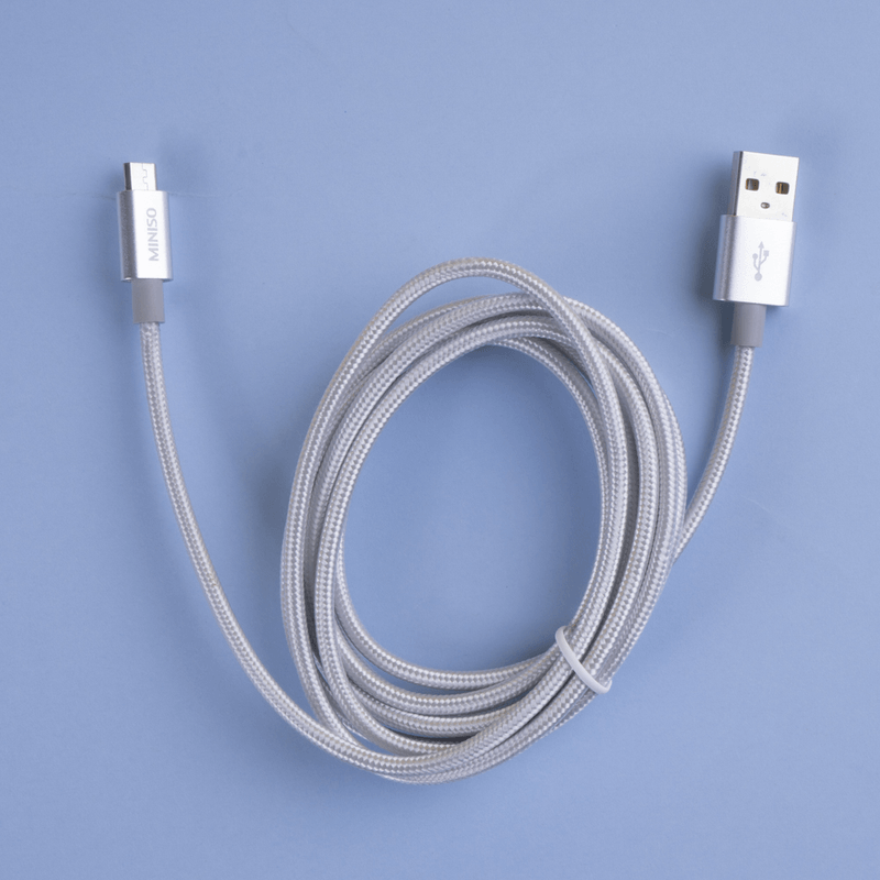 Micro-cable-de-datos-2m-plateado-miniso-Miniso-5-15833