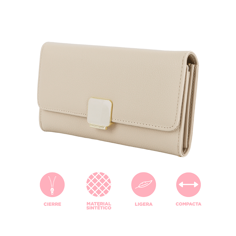 Cartera-para-mujer-miniso-rectangular-con-broche-tono-beige-Miniso-4-16205
