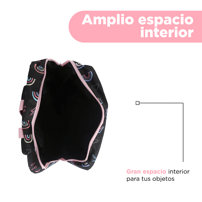 Mochila-rectangular-miniso-estampado-arco-ris-negro-Miniso-5-16284