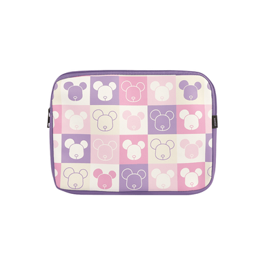 Funda para laptop miniso qee bear morado -  Qee Bear