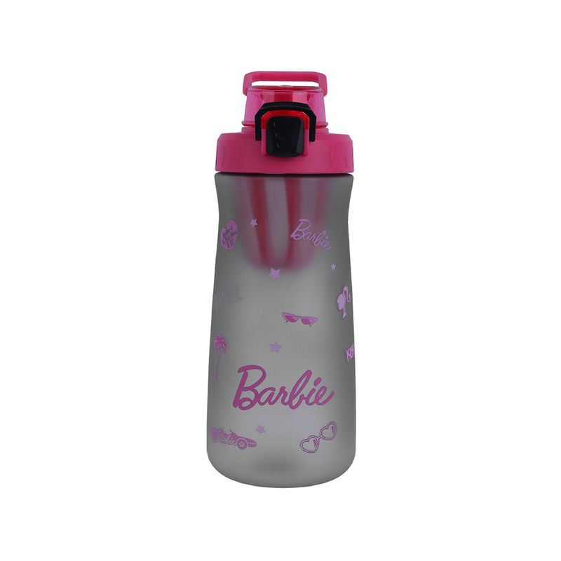 Tomatodo-de-pl-stico-barbie-collection-con-tapa-abatible-de-un-solo-toque-negro-Barbie-1-17326