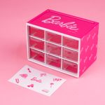 Organizador-de-pl-stico-gabinete-de-almacenamiento-de-9-cajones-barbie-collection-rosa-Barbie-6-17334