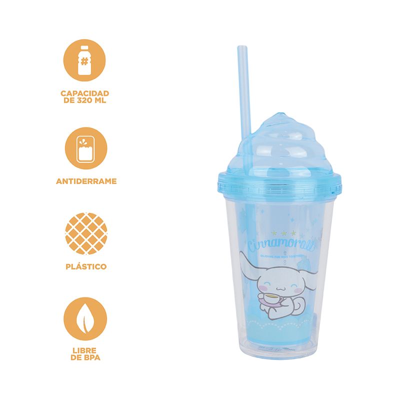 Vaso-de-pl-stico-con-sorbete-en-forma-de-helado-sanrio-320-ml-azul-44x33cm-cinamoroll-Sanrio-3-15704