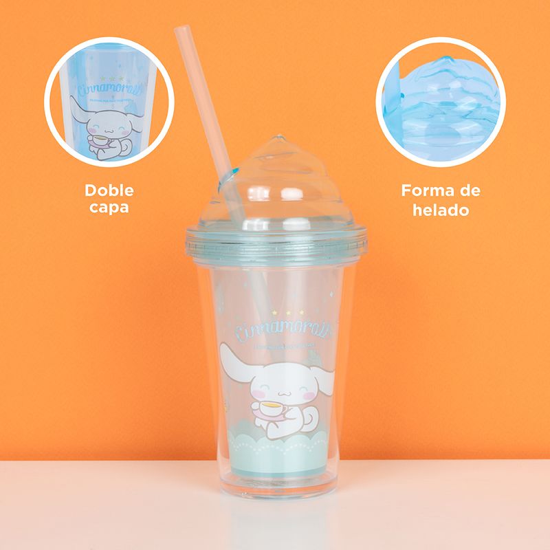 Vaso-de-pl-stico-con-sorbete-en-forma-de-helado-sanrio-320-ml-azul-44x33cm-cinamoroll-Sanrio-5-15704