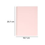 Libretas-y-cuadernos-de-rayas-serie-verde-menta-19x26cm-100-hojas-26cm-x-19cm-miniso-Miniso-4-14581