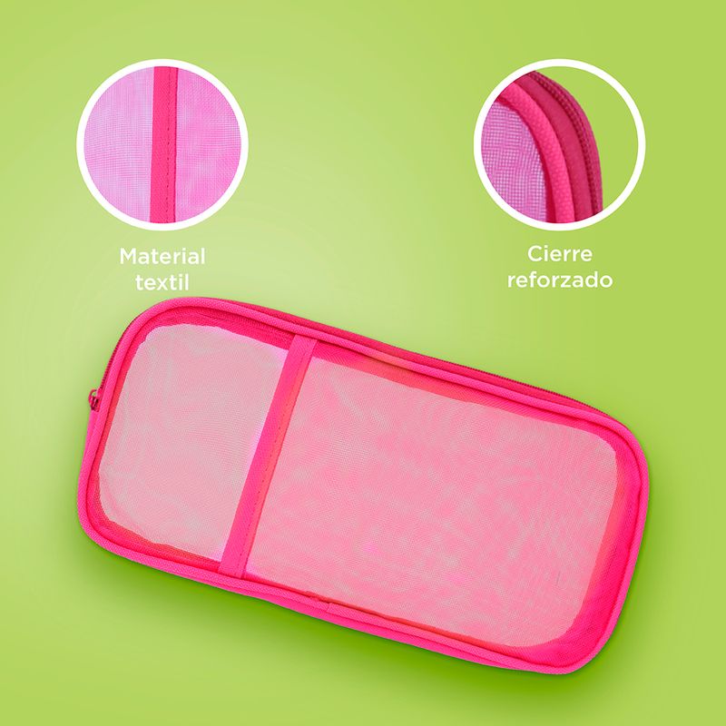 Cartuchera-de-malla-serie-rosa-12cm-miniso-Miniso-5-15261