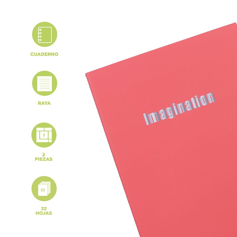 Libretas-y-cuadernos-serie-rosa-A5-B5-encuadernado-con-cosido-2x32-hojas-25cm-x-19cm-Miniso-3-15263