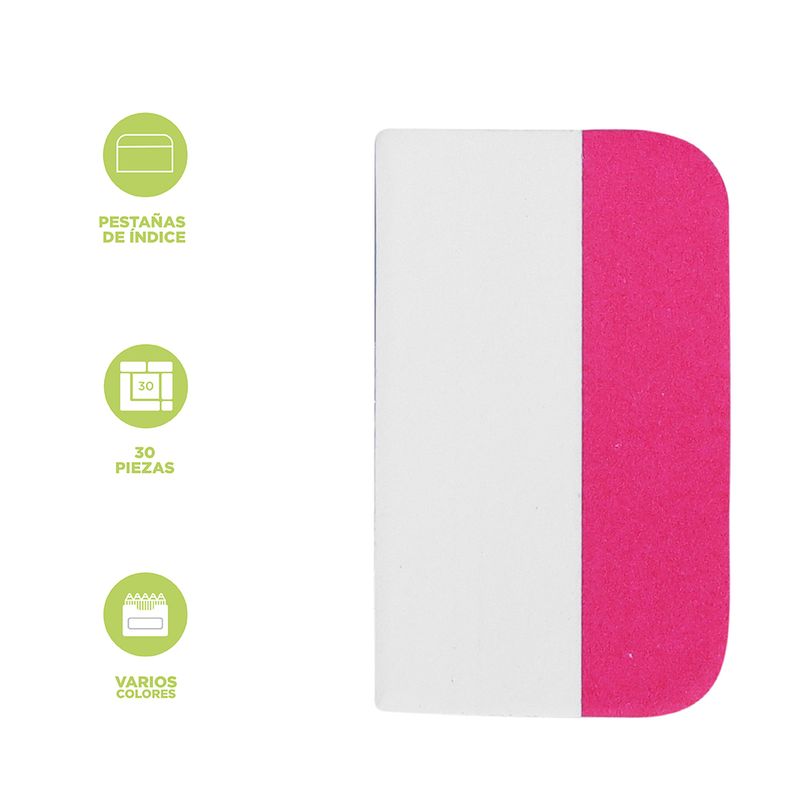 Fichas-de-ndice-serie-rosa-3x10-hojas-4-5cm-Miniso-3-15266