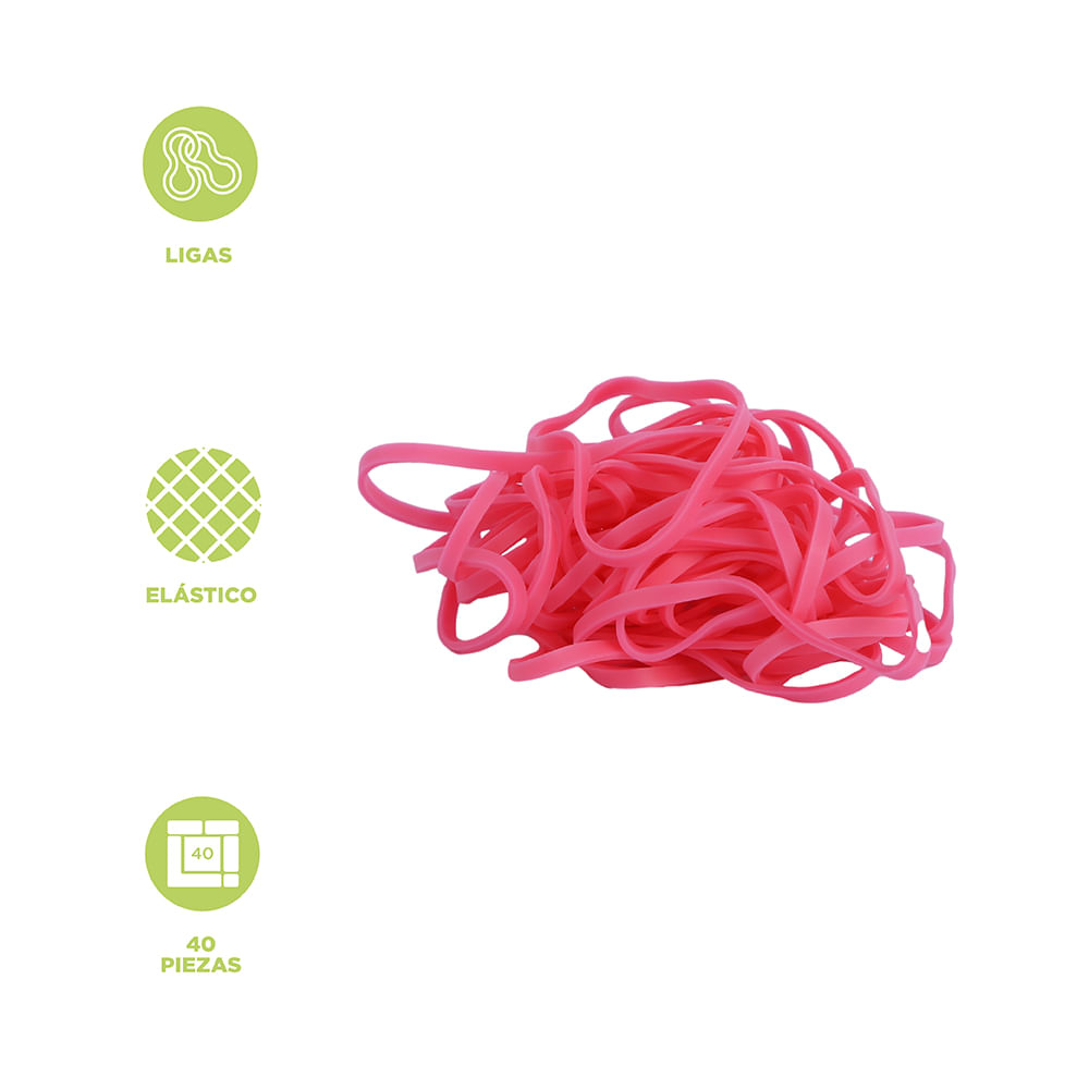 Large Pink Rubber Bands