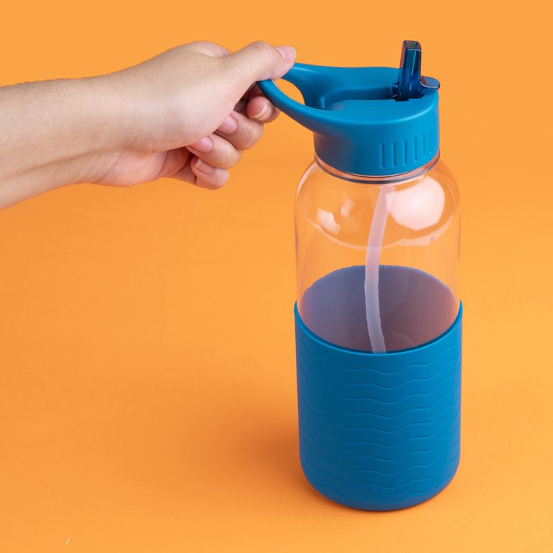 Tomatodo-de-pl-stico-con-asa-y-funda-de-color-solido-1000-ml-azul-Disney-2-17208