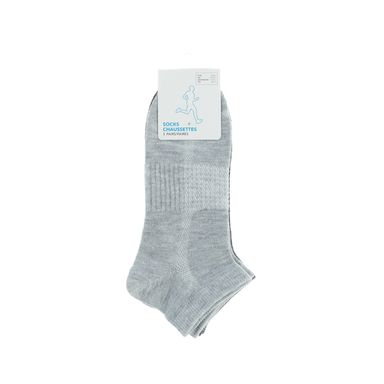 Medias para hombre deportivos transpirables lisos grises 3 pares -  Miniso