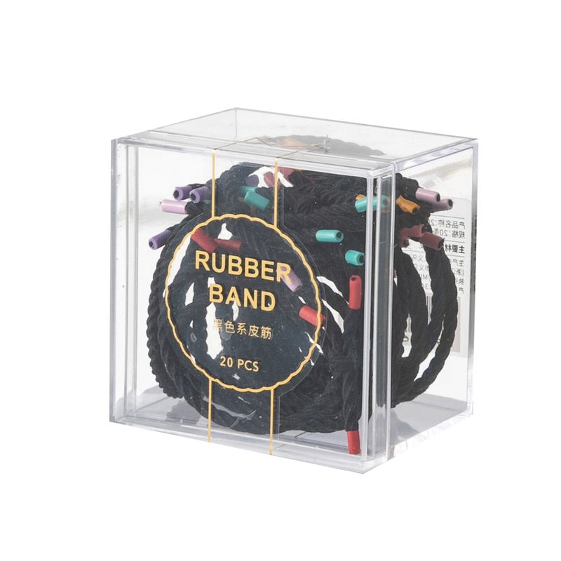 Paquete-de-ligas-delgadas-para-el-cabello-miniso-con-nudo-color-negro-con-puntas-de-colores-en-estuche-pl-stico-20-pzas-Miniso-2-14887
