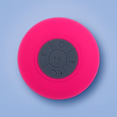 Parlante resistente al agua ipx4 ventosa mod smb22041 rosa miniso -  Miniso