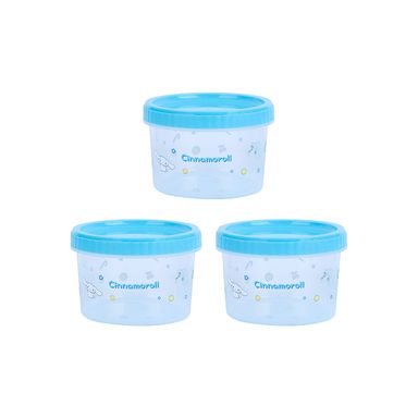 Taper de almacenamiento de alimentos cinnamoroll 3 piezas 500 ml -  Sanrio