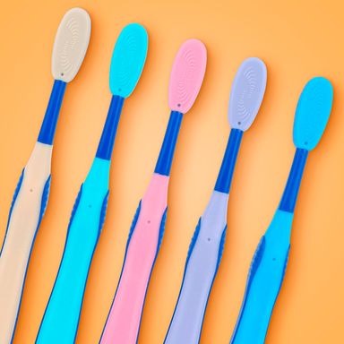 Cepillos de dientes con cerdas conicas dobles de carbón de bambú 5 unidades -  Miniso