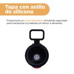 Tomatodo-de-pl-stico-barbie-collection-con-tapa-abatible-de-un-solo-toque-oscura-Barbie-4-17328