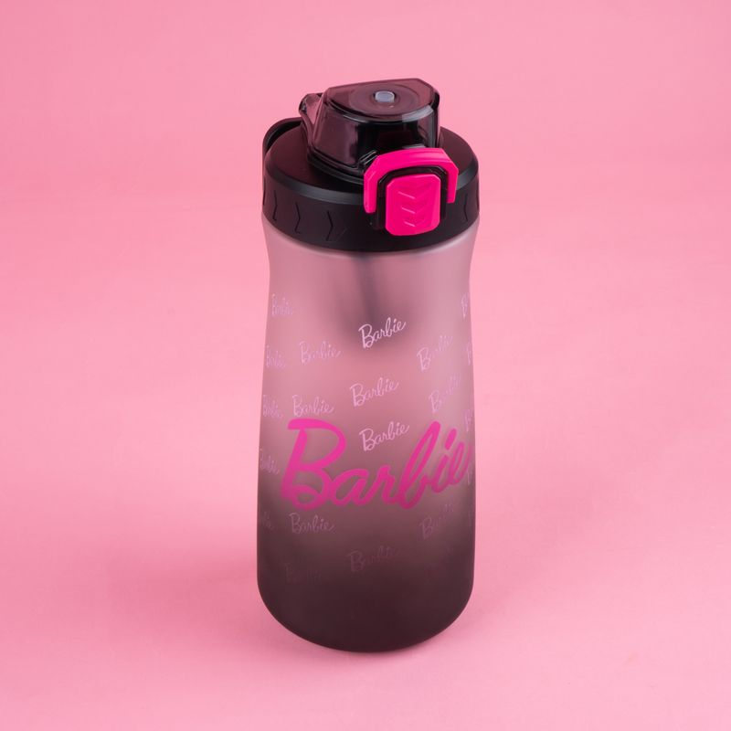 Tomatodo-de-pl-stico-barbie-collection-con-tapa-abatible-de-un-solo-toque-oscura-Barbie-7-17328