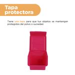 Organizador-de-pl-stico-caja-de-almacenamiento-de-la-colecci-n-barbie-con-apertura-frontal-rosa-Barbie-5-17333