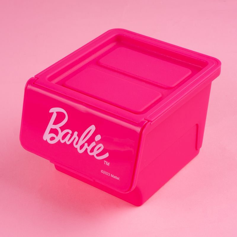 Organizador-de-pl-stico-caja-de-almacenamiento-de-la-colecci-n-barbie-con-apertura-frontal-rosa-Barbie-6-17333