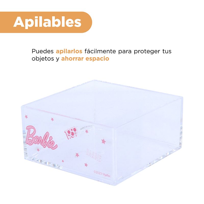 Organizador-de-pl-stico-barbie-collection-transparente-apilable-S-Barbie-5-17348