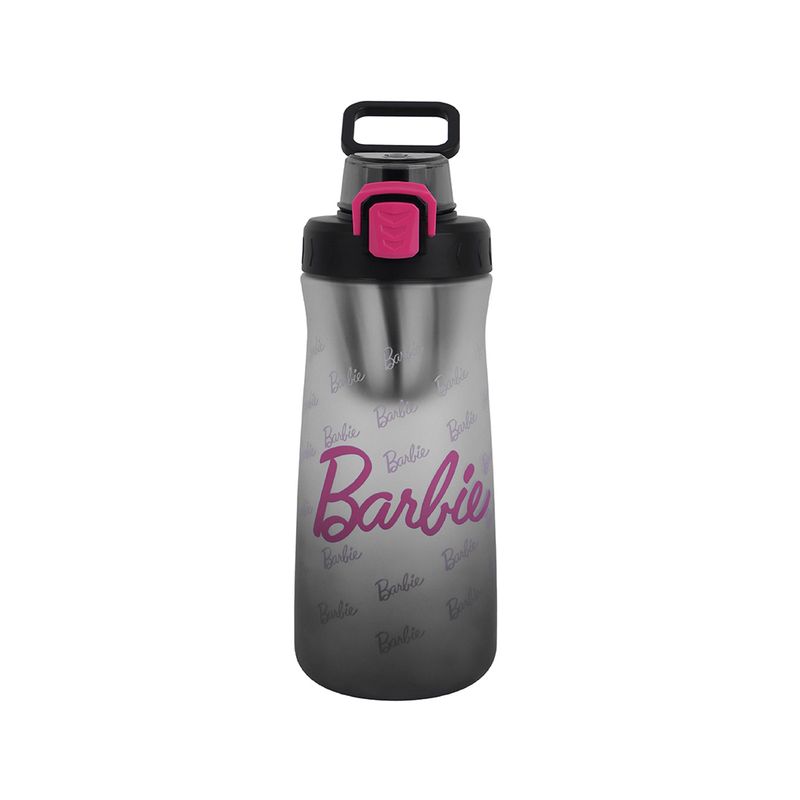 Tomatodo-de-pl-stico-barbie-collection-con-tapa-abatible-de-un-solo-toque-oscura-Barbie-1-17328