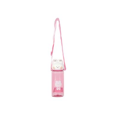 Tomatodo de plástico serie ratora con correa para el hombro 550 ml rosa -  Ratora