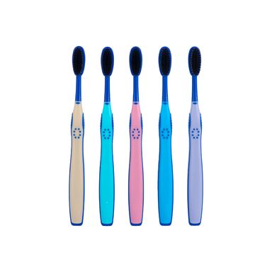 Cepillos de dientes con cerdas conicas dobles de carbón de bambú 5 unidades -  Miniso