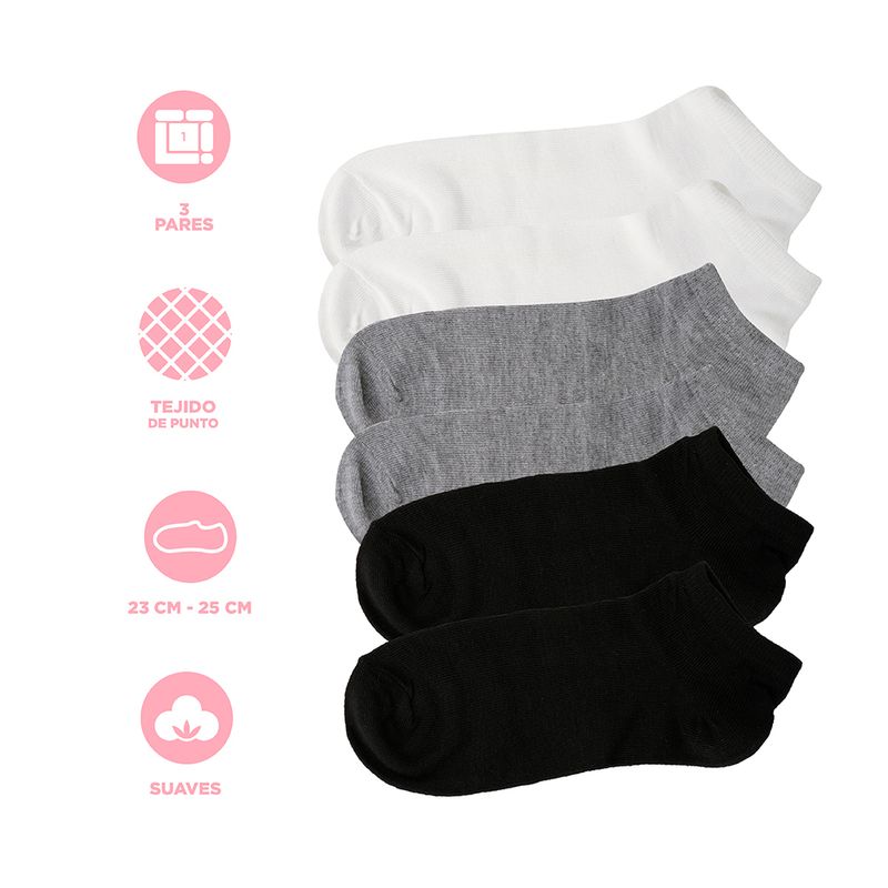 Medias-para-mujer-con-control-de-olores-miniso-3-pares-Miniso-3-12382