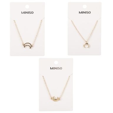 Collar miniso serie moda dije luna -  Miniso