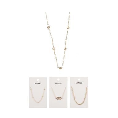 Collar miniso serie moda cadena dije geométrico -  Miniso