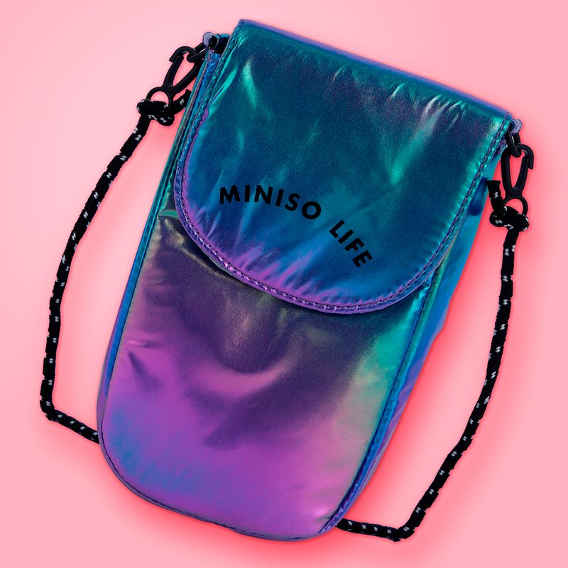Mini-bolso-porta-celular-met-lico-miniso-morado-Miniso-2-14099
