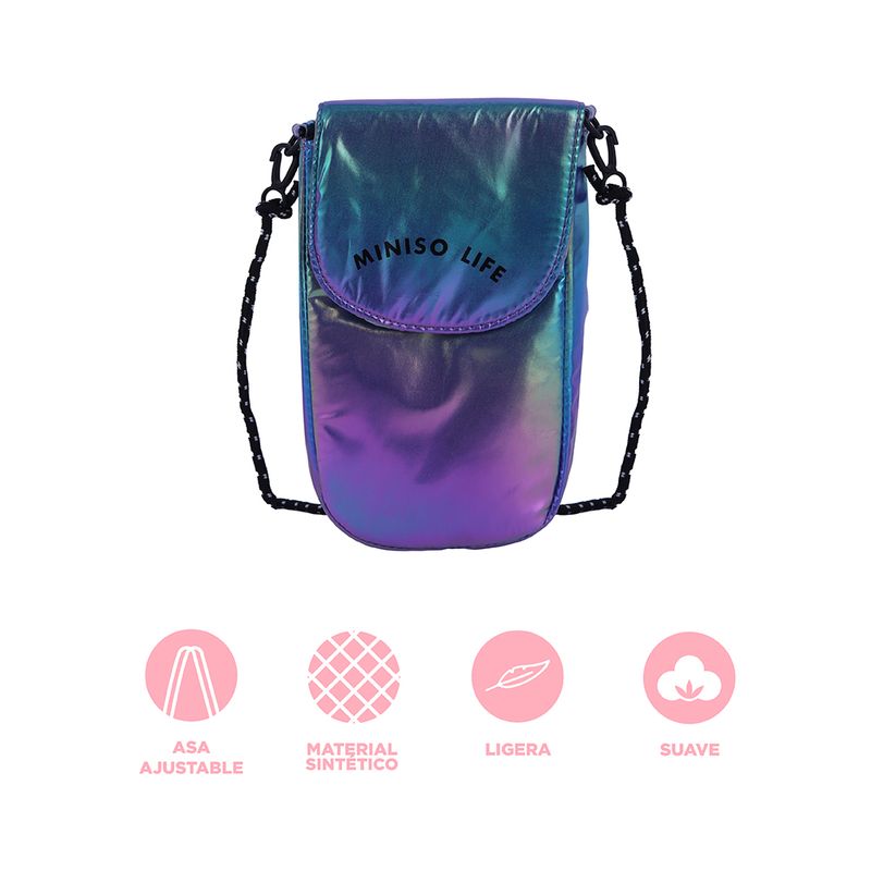 Mini-bolso-porta-celular-met-lico-miniso-morado-Miniso-3-14099