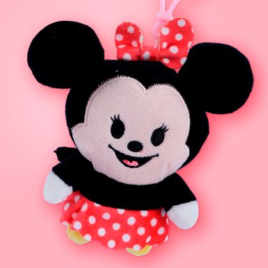 Llavero de peluche disney colección 100 smile faces minnie 10cm mickey mouse disney -  Disney