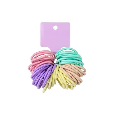 Paquete de ligas para cabello miniso 50 pzas mix de colores -  Miniso