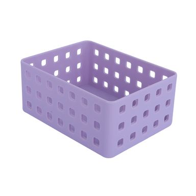 Organizador de plástico apilable serie púrpura S 14x10.5x6.2cm -  Miniso