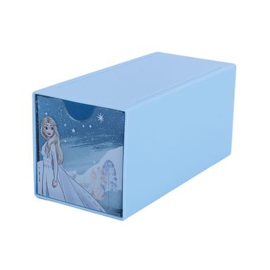 Organizador de plástico apilable disney frozen collection 2.0 S azul -  Frozen