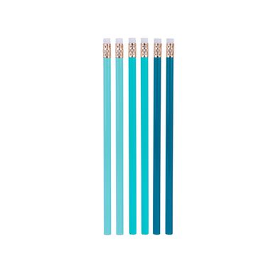 Lápiz y lapicero redondos serie verde menta paquete de 6 de 18.9cm miniso -  Miniso