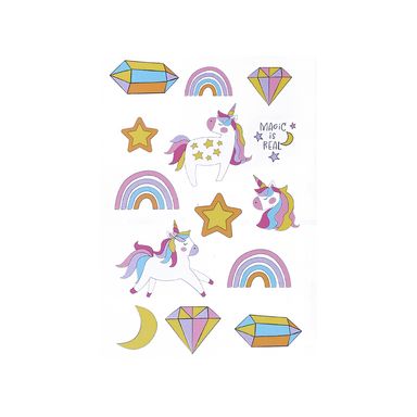 Stickers de pvc  10cm serie unicorn -  Unicornio
